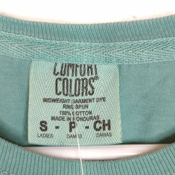 Comfort Colors Shirt Seafoam Green size Small NWT - Picture 4 of 8